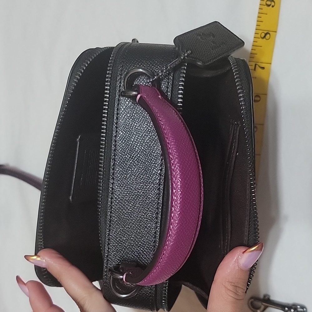DISNEY X COACH BOX CROSSBODY WITH MALEFICENT MOTIF - Picture 5 of 6